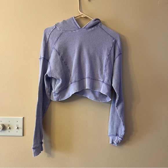 Wild Fable Purple Waffle Knit Cropped Hood Sweatshirt
Size XXL - Picture 1 of 4
